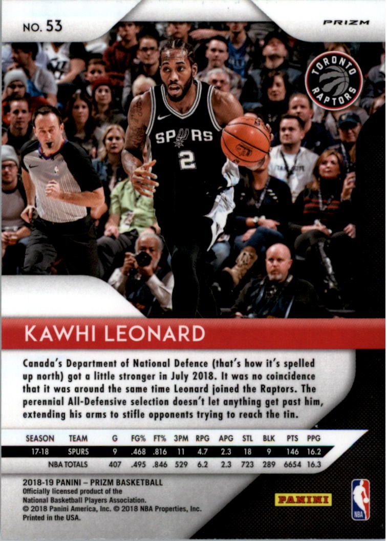 A2674- 2018-19 Panini Prizm Bk Inserts +Parallels3 -You Pick- 15+ FREE US SHIP - Picture 309 of 311