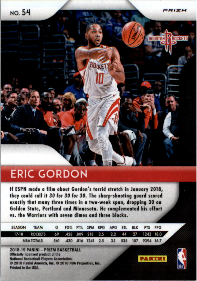 A2674- 2018-19 Panini Prizm Bk Inserts +Parallels3 -You Pick- 15+ FREE US SHIP - Picture 227 of 311