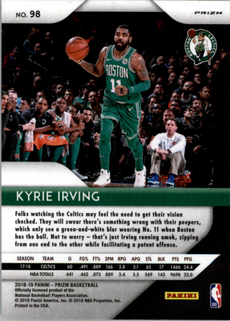 A2674- 2018-19 Panini Prizm Bk Inserts +Parallels3 -You Pick- 15+ FREE US SHIP - Picture 303 of 311