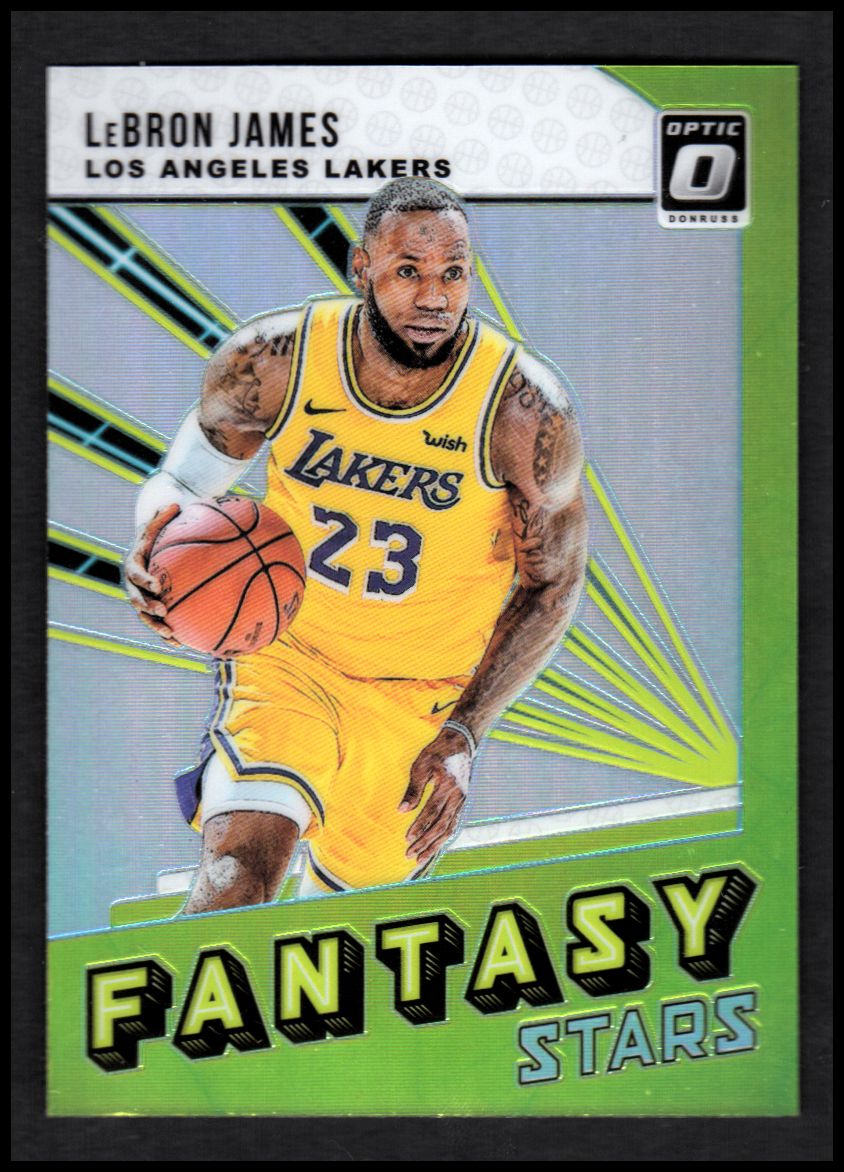 2018-19 Donruss Optic Winner Stays Purple #11 LeBron James on
