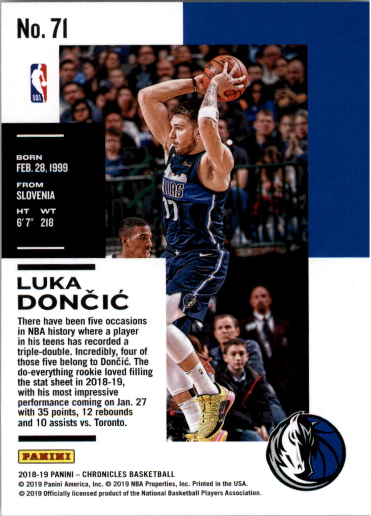 Sports Card Back