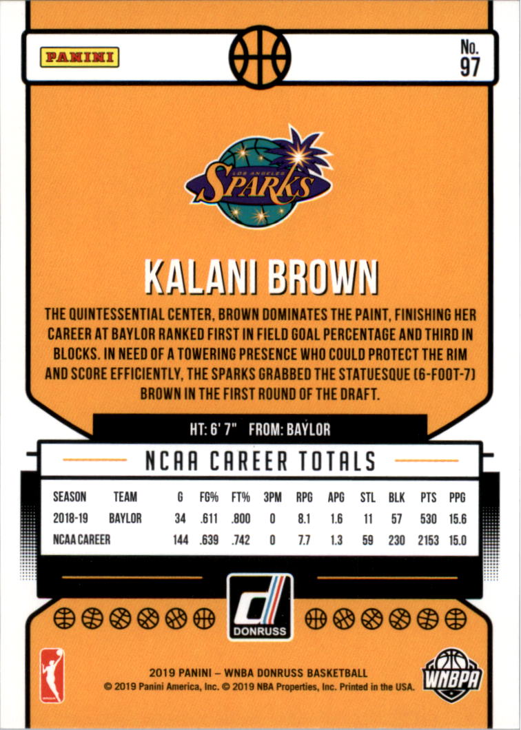 A5065- 2019 Donruss WNBA Bk Cards 1-100 +Inserts -You Pick- 15+ FREE US SHIP - Picture 187 of 263
