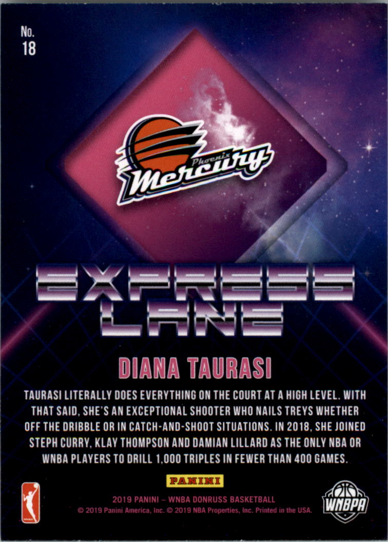 A5065- 2019 Donruss WNBA Bk Cards 1-100 +Inserts -You Pick- 15+ FREE US SHIP - Picture 221 of 263