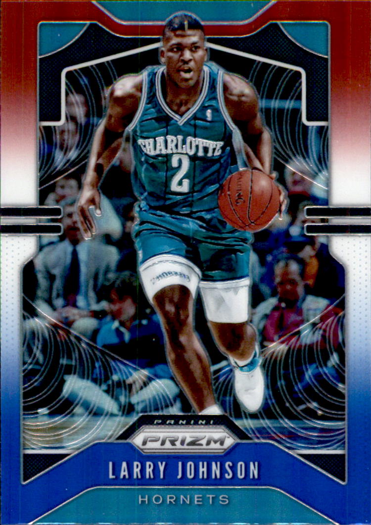 2019-20 Panini Prizm Prizms Red White and Blue #15 Larry Johnson