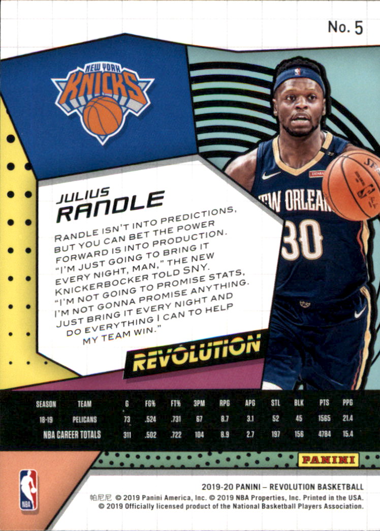 A5559- 2019-20 Panini Revolution Bk Cards 1-150+ -You Pick- 15+ FREE US SHIP