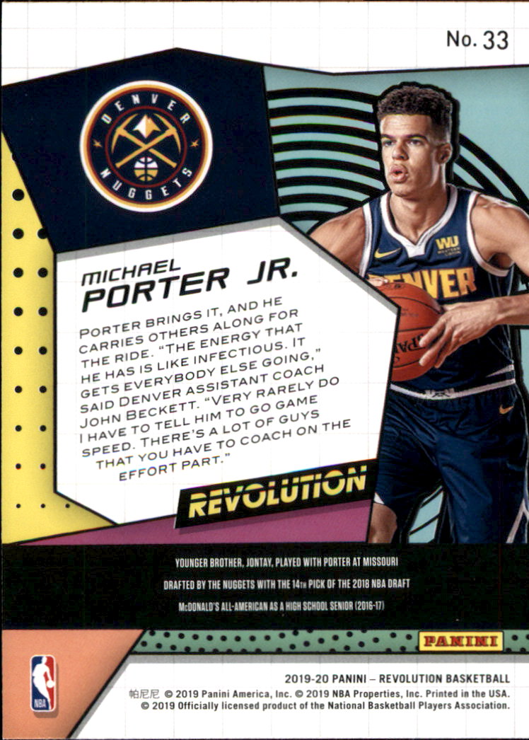 A5559- 2019-20 Panini Revolution Bk Cards 1-150+ -You Pick- 15+ FREE US SHIP