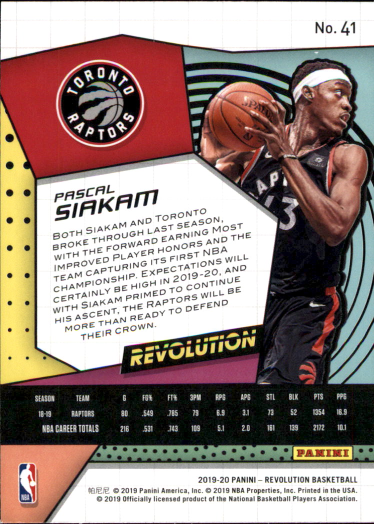 A5559- 2019-20 Panini Revolution Bk Cards 1-150+ -You Pick- 15+ FREE US SHIP