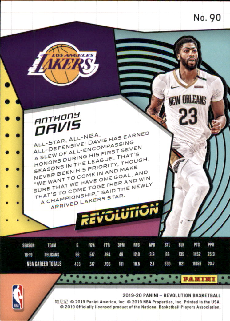 A5559- 2019-20 Panini Revolution Bk Cards 1-150+ -You Pick- 15+ FREE US SHIP