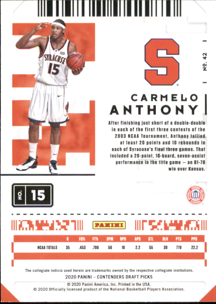 Carmelo Anthony cards (2004-2023) Nuggets Thunder Knicks Blazers - You Choose - Bild 268 von 284
