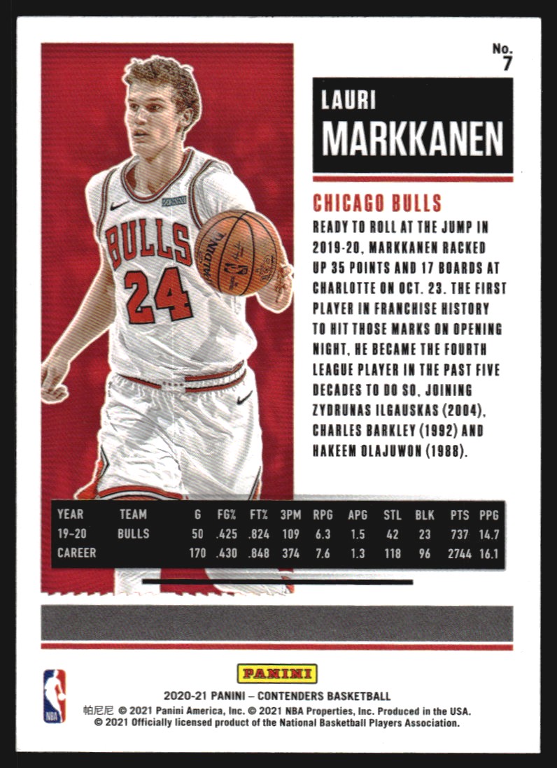 Sports Card Back