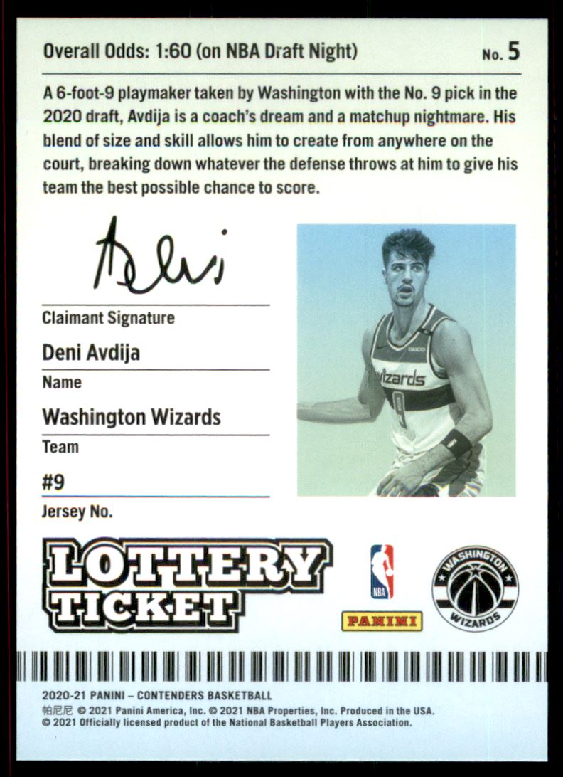 Sports Card Back