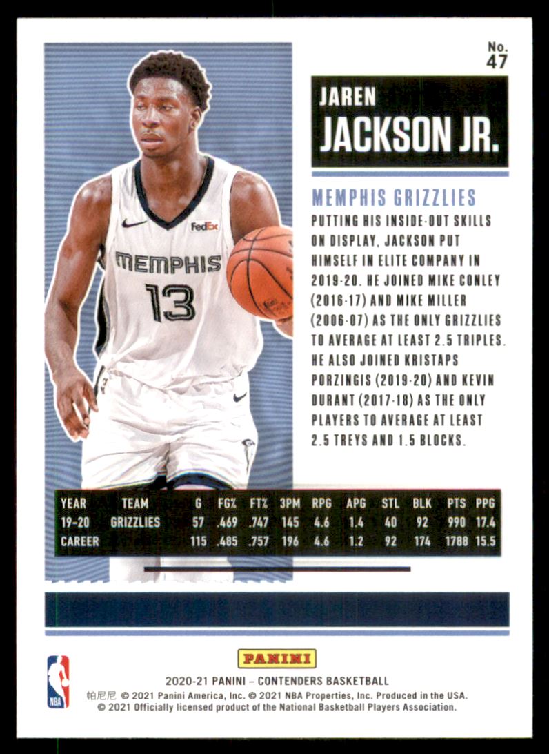 Sports Card Back