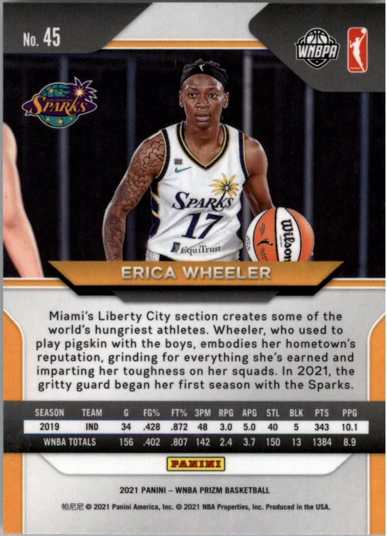 B4540- 2021 Panini Prizm WNBA Basketball #s 1-100 -You Pick- 15+ FREE US SHIP - Picture 91 of 195