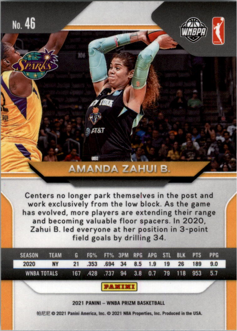 B4540- 2021 Panini Prizm WNBA Basketball #s 1-100 -You Pick- 15+ FREE US SHIP - Picture 93 of 195