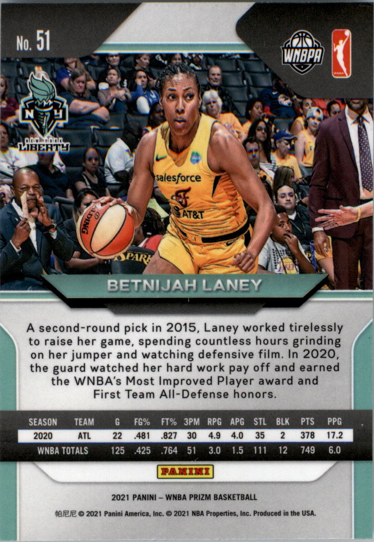 B4540- 2021 Panini Prizm WNBA Basketball #s 1-100 -You Pick- 15+ FREE US SHIP - Picture 101 of 195