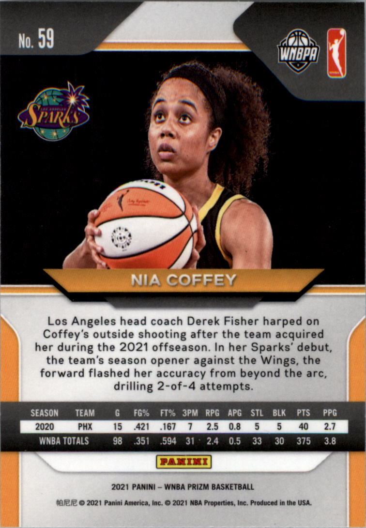 B4540- 2021 Panini Prizm WNBA Basketball #s 1-100 -You Pick- 15+ FREE US SHIP - Picture 117 of 195