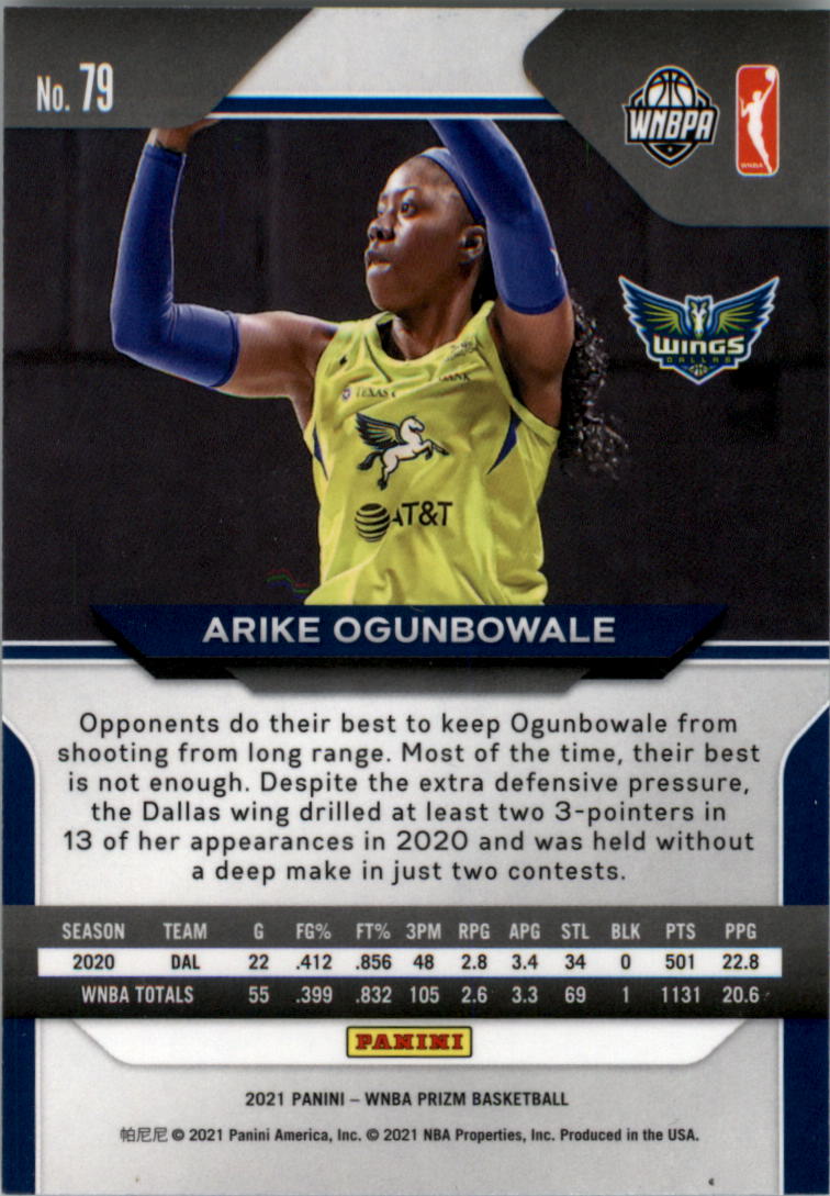 B4540- 2021 Panini Prizm WNBA Basketball #s 1-100 -You Pick- 15+ FREE US SHIP - Picture 157 of 195