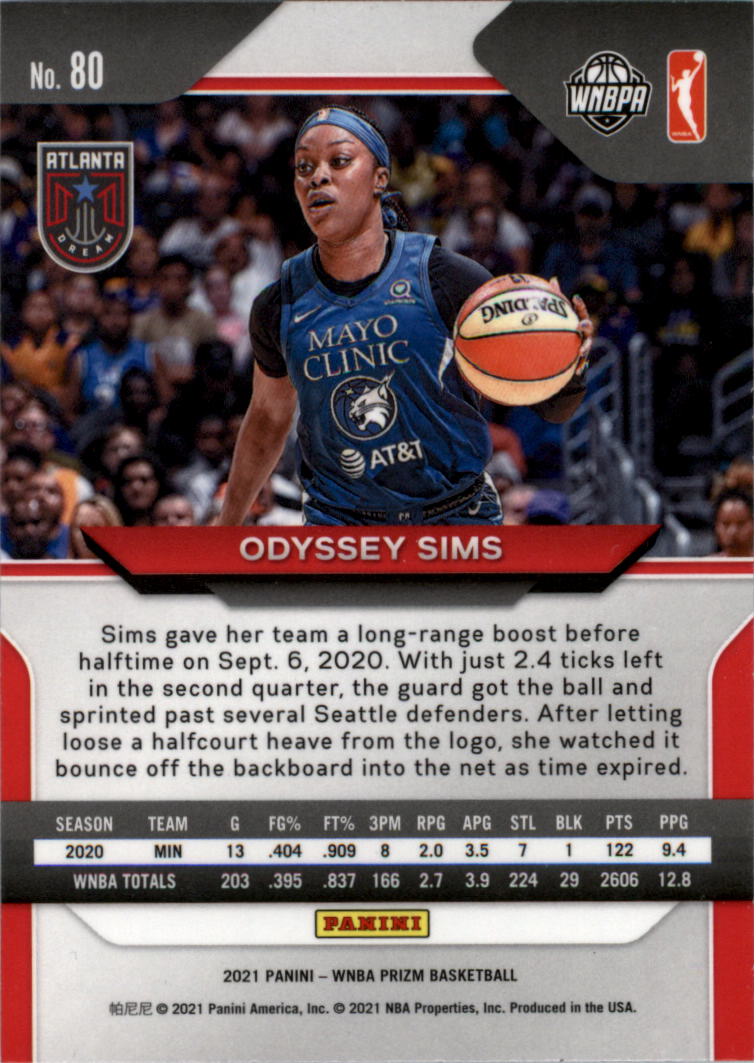 B4540- 2021 Panini Prizm WNBA Basketball #s 1-100 -You Pick- 15+ FREE US SHIP - Picture 159 of 195