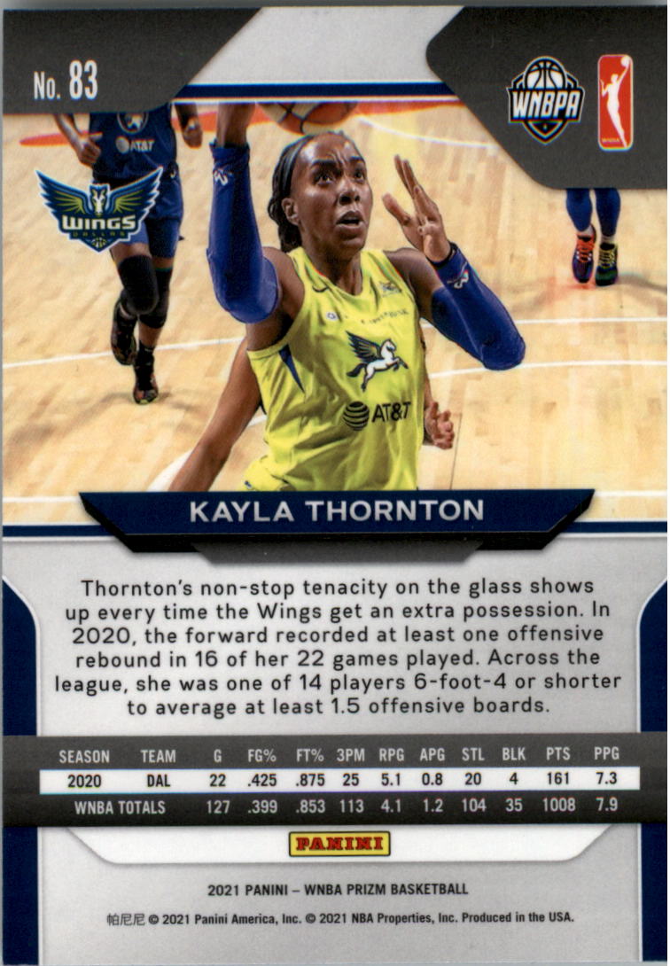 B4540- 2021 Panini Prizm WNBA Basketball #s 1-100 -You Pick- 15+ FREE US SHIP - Picture 163 of 195