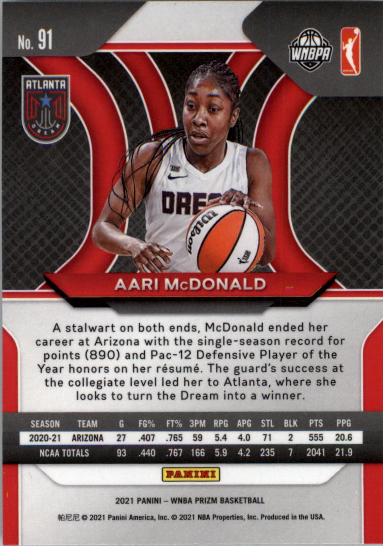 B4540- 2021 Panini Prizm WNBA Basketball #s 1-100 -You Pick- 15+ FREE US SHIP - Picture 177 of 195