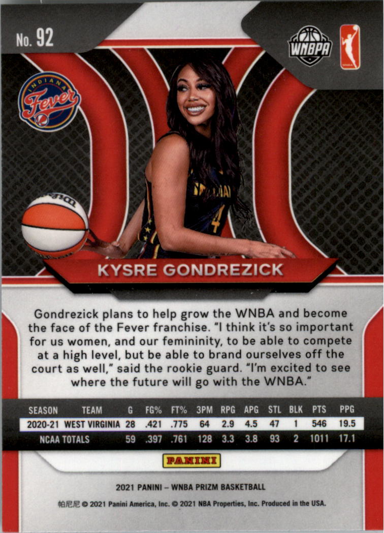 B4540- 2021 Panini Prizm WNBA Basketball #s 1-100 -You Pick- 15+ FREE US SHIP - Picture 179 of 195