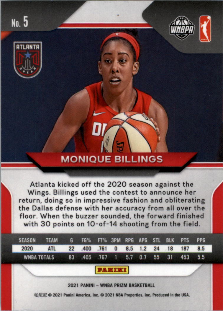 B4540- 2021 Panini Prizm WNBA Basketball #s 1-100 -You Pick- 15+ FREE US SHIP - Picture 11 of 195