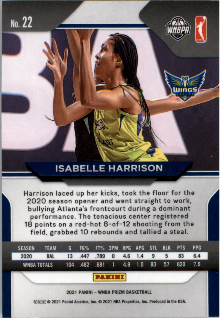 B4540- 2021 Panini Prizm WNBA Basketball #s 1-100 -You Pick- 15+ FREE US SHIP - Picture 45 of 195