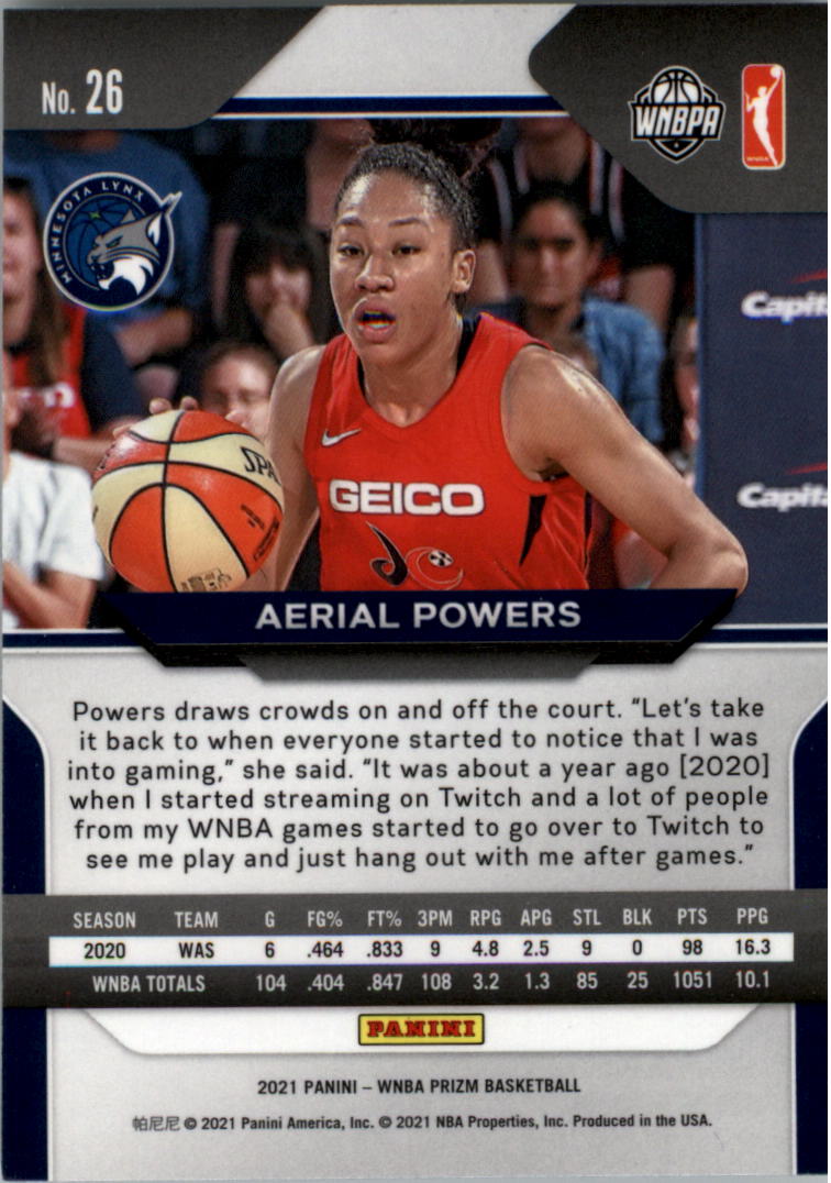 B4540- 2021 Panini Prizm WNBA Basketball #s 1-100 -You Pick- 15+ FREE US SHIP - Picture 53 of 195