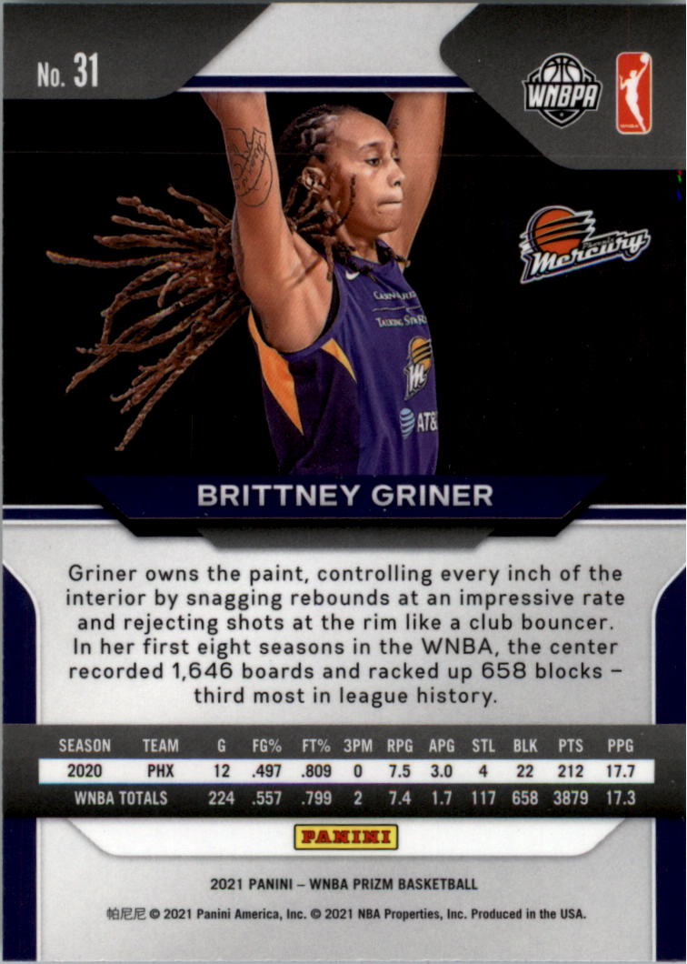 B4540- 2021 Panini Prizm WNBA Basketball #s 1-100 -You Pick- 15+ FREE US SHIP - Picture 63 of 195