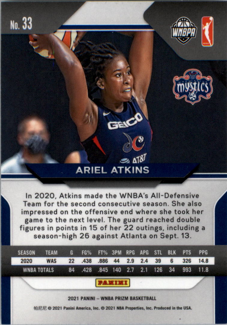 B4540- 2021 Panini Prizm WNBA Basketball #s 1-100 -You Pick- 15+ FREE US SHIP - Picture 67 of 195