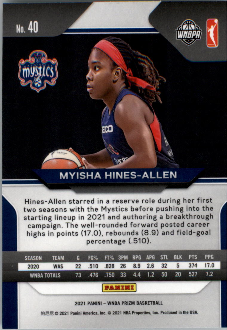 B4540- 2021 Panini Prizm WNBA Basketball #s 1-100 -You Pick- 15+ FREE US SHIP - Picture 81 of 195