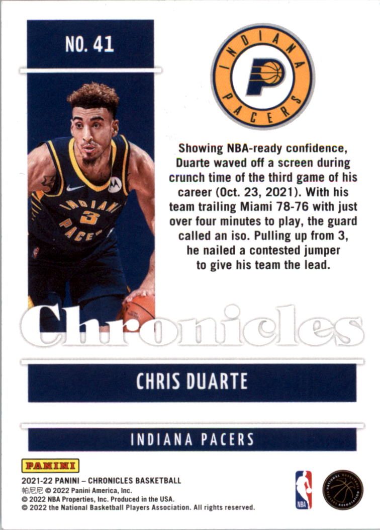 2021-22 Panini Chronicles Basketball Card Pick (Base) 1-309