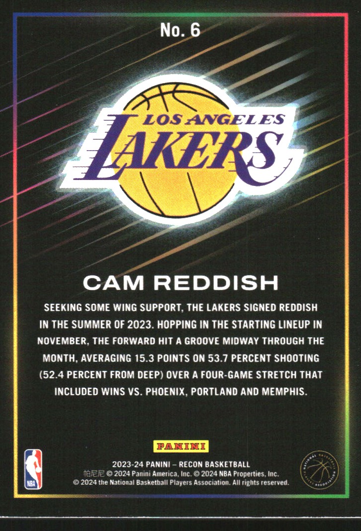 Sports Card Back