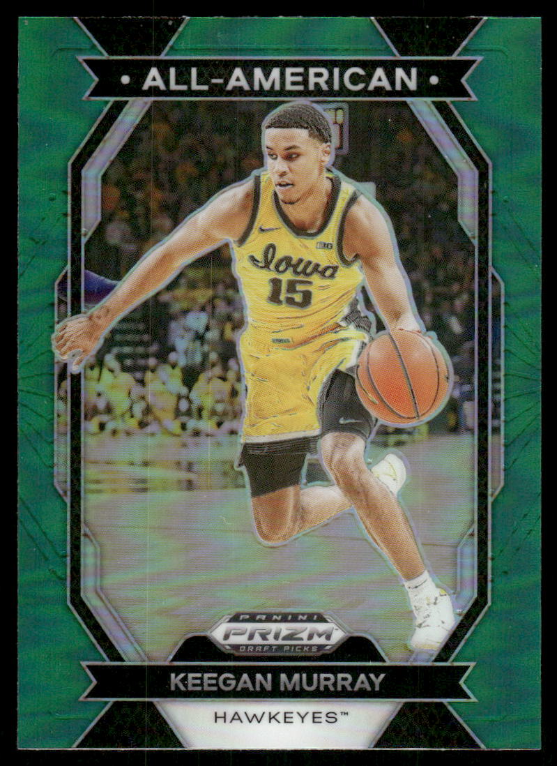 2024-25 Panini Prizm Draft Picks All-American Prizms Green #19 Keegan Murray