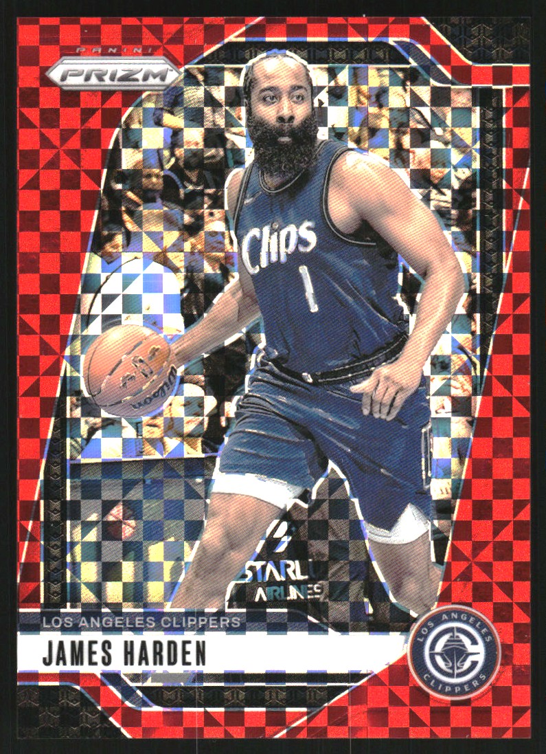 2024-25 Panini Prizm Prizms Red Power #181 James Harden