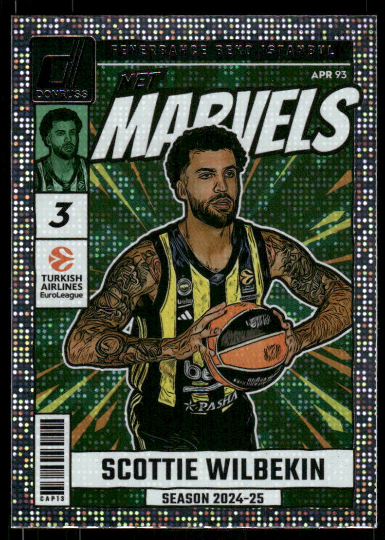 2024-25 Donruss Turkish Airlines EuroLeague Net Marvels #7 Scottie Wilbekin