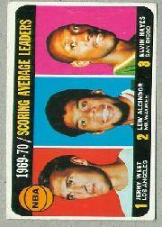 1970-71 Topps #2 Jerry West/Lew Alcindor/Elvin Hayes LL SP