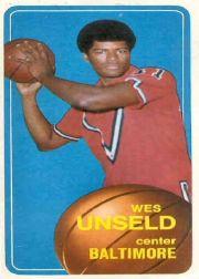 1970-71 Topps #72 Wes Unseld