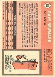 1970-71 Topps #156 Dave Newmark back image