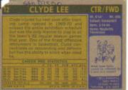 1971-72 Topps #12 Clyde Lee back image