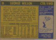 1971-72 Topps #26 George Wilson back image