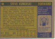 1971-72 Topps #98 Steve Kuberski back image