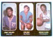 1971-72 Topps Trios #16 Jimmy Walker/17 Don May/18 Archie Clark