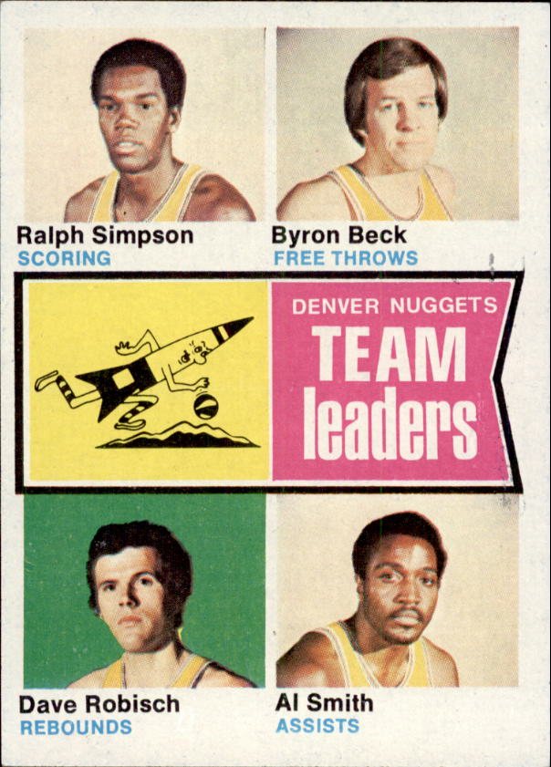 1974-75 Topps #222 Ralph Simpson/Byron Beck/Dave Robisch/Al Smith TL