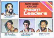 1975-76 Topps #128 Walt Frazier/Bill Bradley/John Gianelli/Walt Frazier TL DP