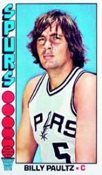1976-77 Topps #19 Billy Paultz