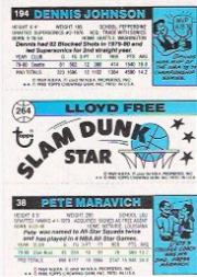 1980-81 Topps #8 38 Pete Maravich/264 Lloyd Free SD/194 Dennis Johnson back image