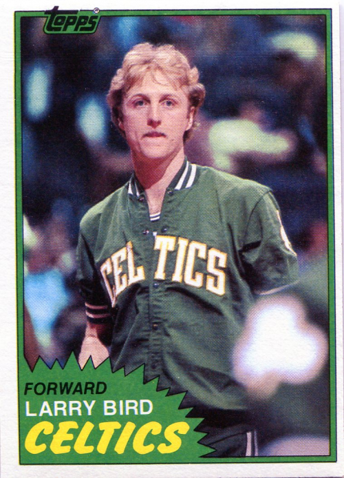 1981-82 Topps #4 Larry Bird !