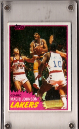 1981-82 Topps #21 Magic Johnson !