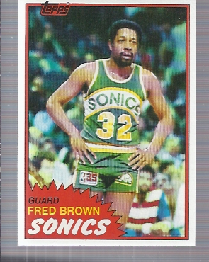 1981-82 Topps #43 Fred Brown